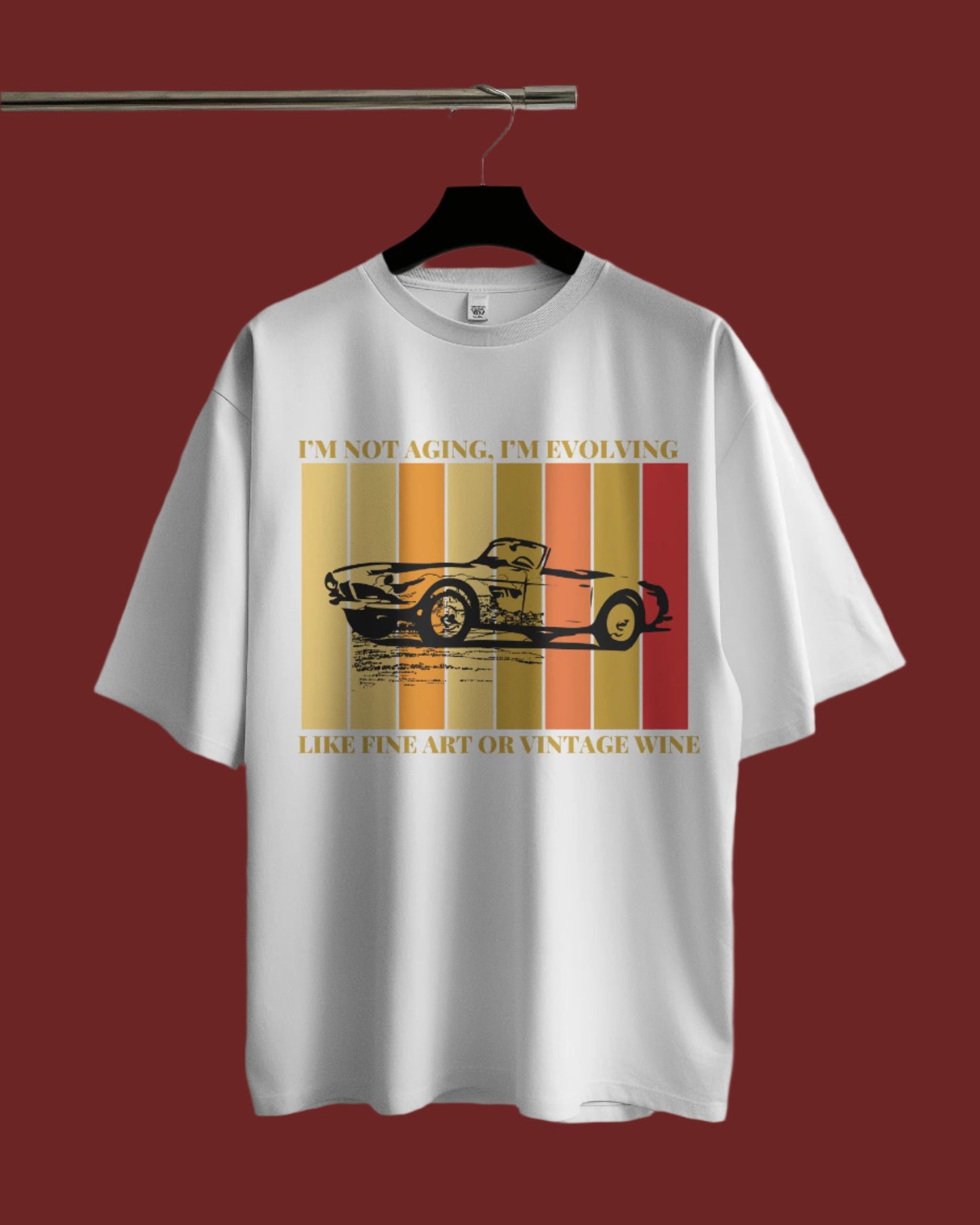 I’m Not Old, I’m Classic Vintage Car Oversized Unisex T-Shirt