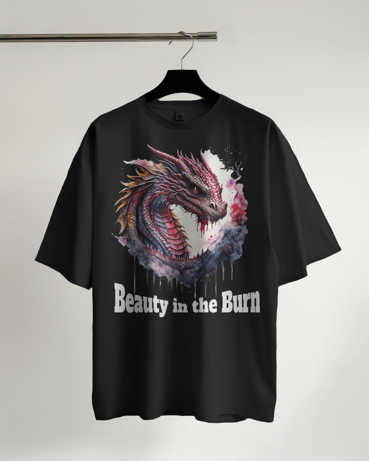 Black Printed Oversized Unisex T-Shirt – Premium Daily Streetwear