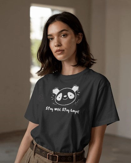 Stay Wild and Stay Loyal Oversized T-Shirt
