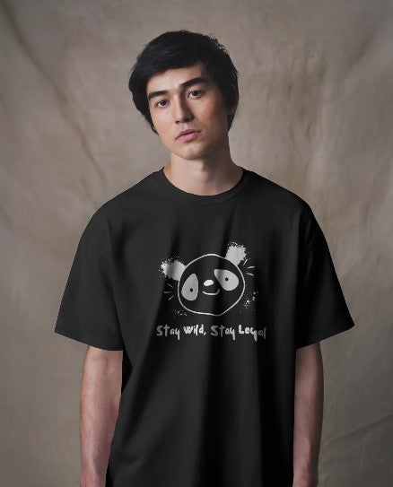 Stay Wild and Stay Loyal Oversized T-Shirt | Cynos
