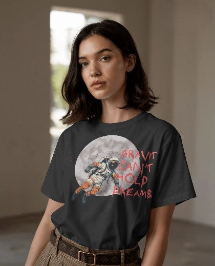 Gravity Can’t Hold Dreams Oversized T-Shirt