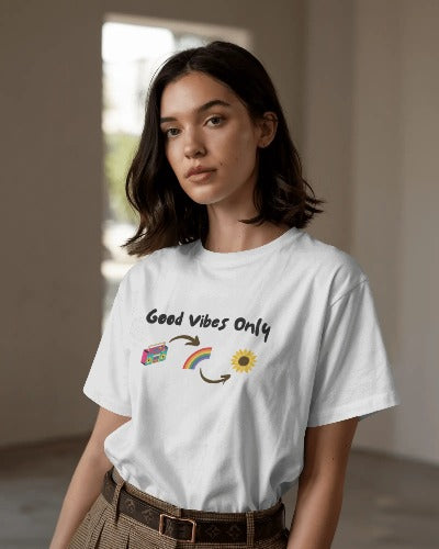 Good Vibes Only Oversized T-Shirt