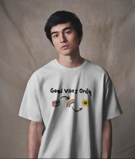 Good Vibes Only Oversized T-Shirt