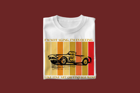 I’m Not Old, I’m Classic Vintage Car Oversized Unisex T-Shirt