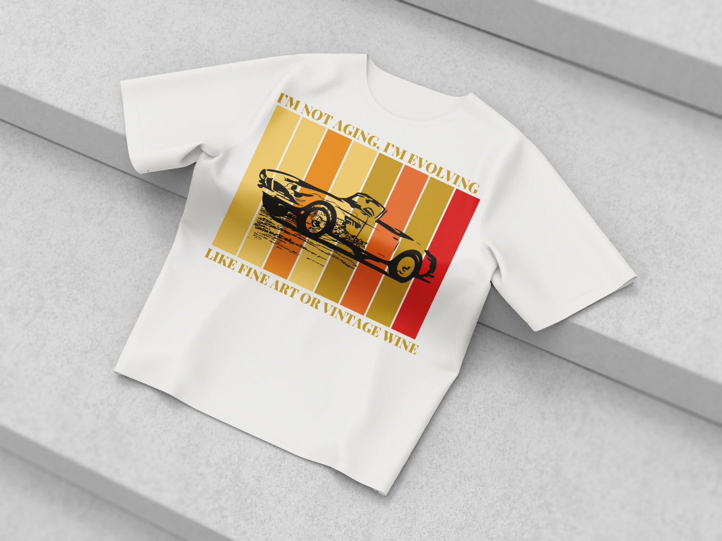 I’m Not Old, I’m Classic Vintage Car Oversized Unisex T-Shirt