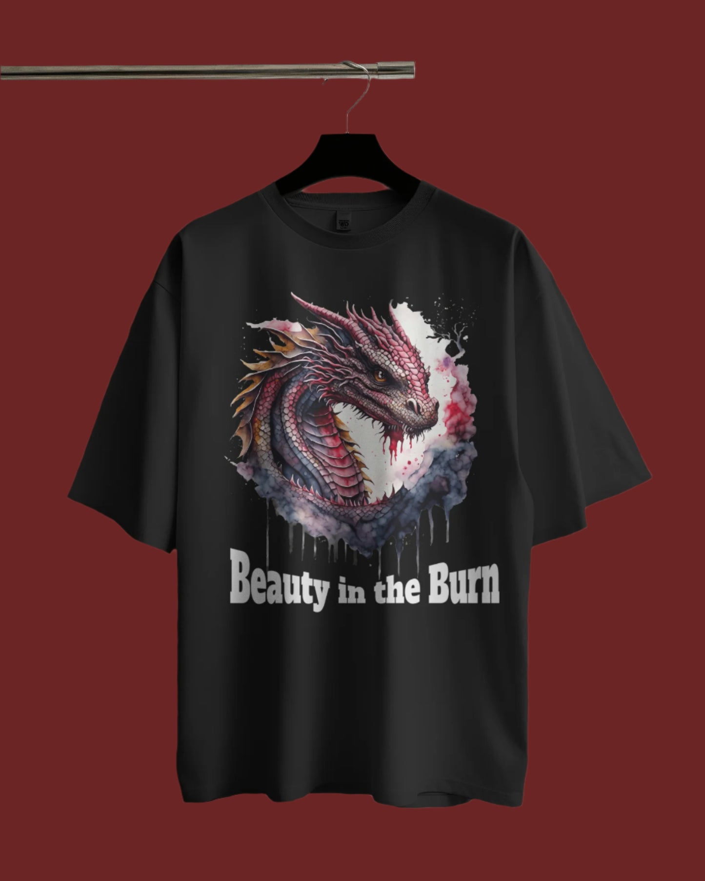 Black Printed Oversized Unisex T-Shirt – Premium Daily Streetwear