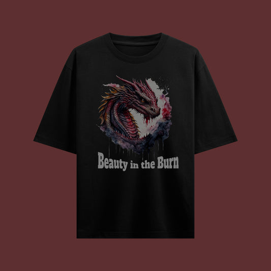 Black Printed Oversized Unisex T-Shirt – Premium Daily Streetwear