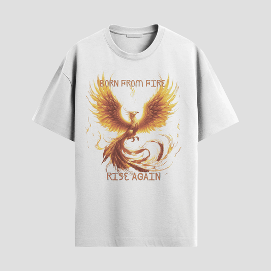 Phoenix Oversized Graphic T-Shirt – Reborn Streetwear | Cynos